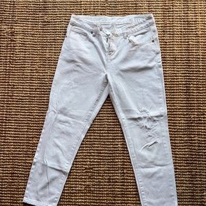 white jeans